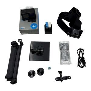 GoPro HERO10 Black Bundle – Extra Charger, 2 Batteries, Memory Card